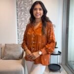 Bandhani Print-Rust